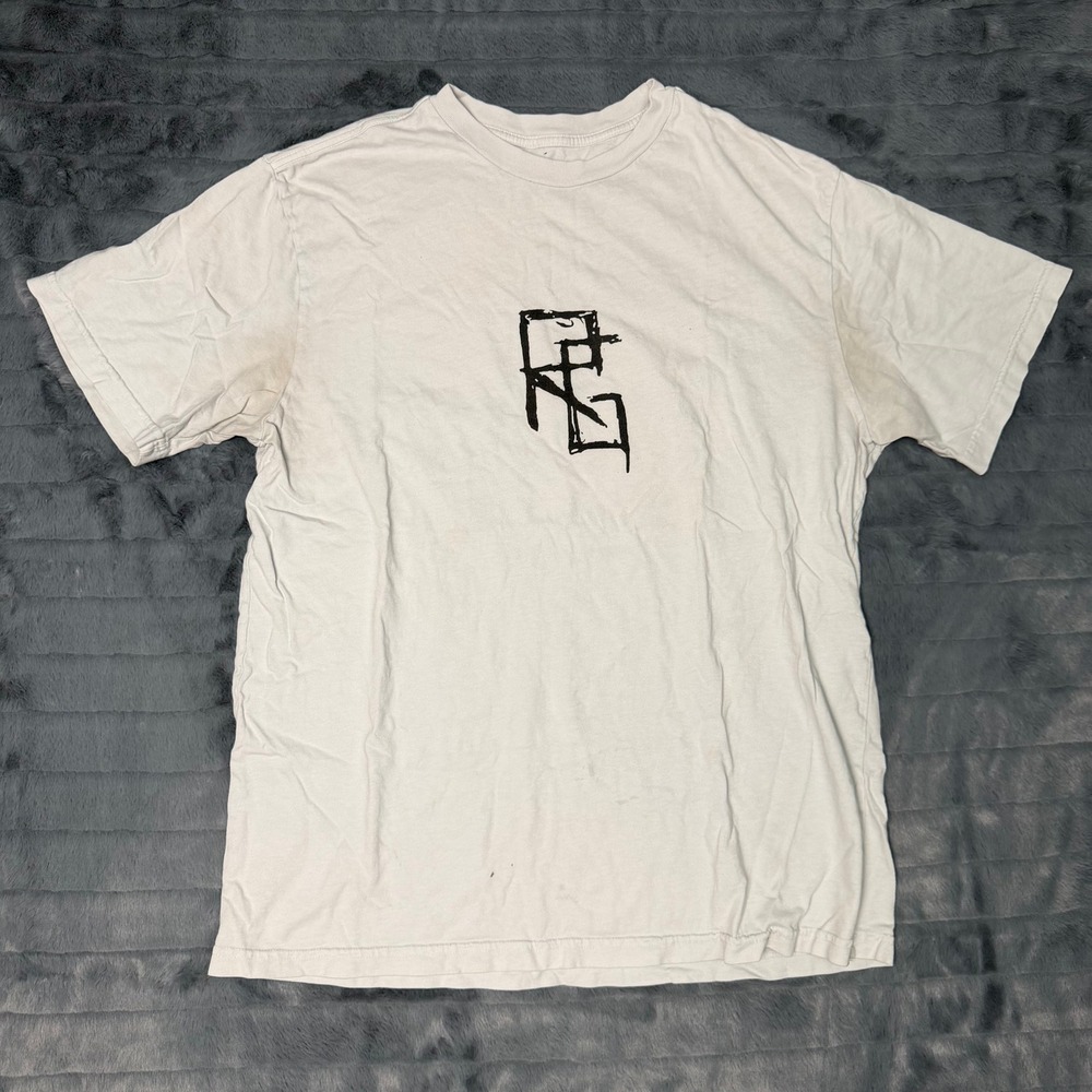 Rawgear Graphic T-Shirt Mens Large Light Grey RG Logo Limited To The Unlimitless